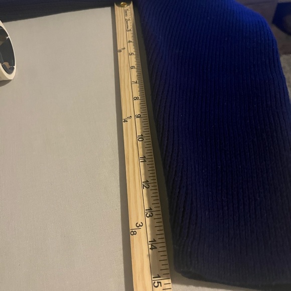 RARE VINTAGE DORSET BUTTON FRONT CARDIGAN WOMANS NAVY SZ M - Picture 11 of 16